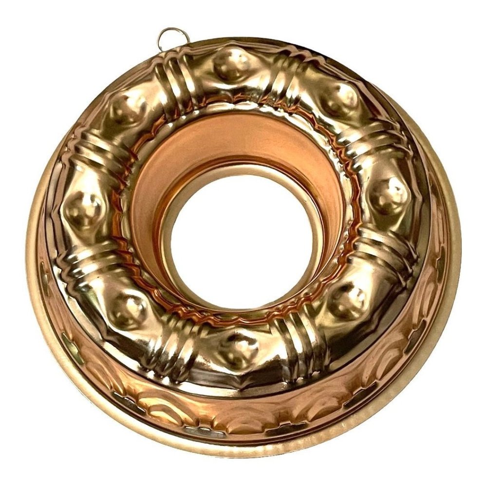 Vintage Decorative Copper Jello Mold